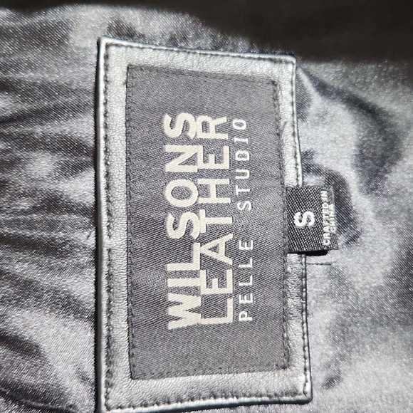Wilson's butter soft blk leather jacket - Picture 3 of 5